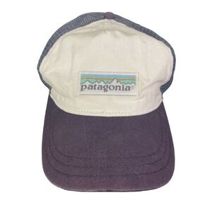 Patagonia Adjustable‎ Mesh Snapback Hat Blue Purple Unisex Mens Womens